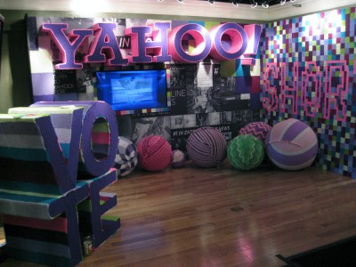 Yahoo! sponsor booth at Sundance Film Festival 2012 