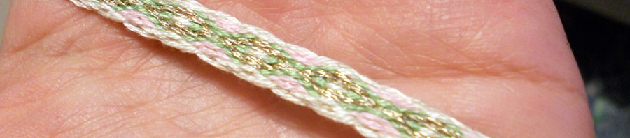 Tiny trim for a doll.